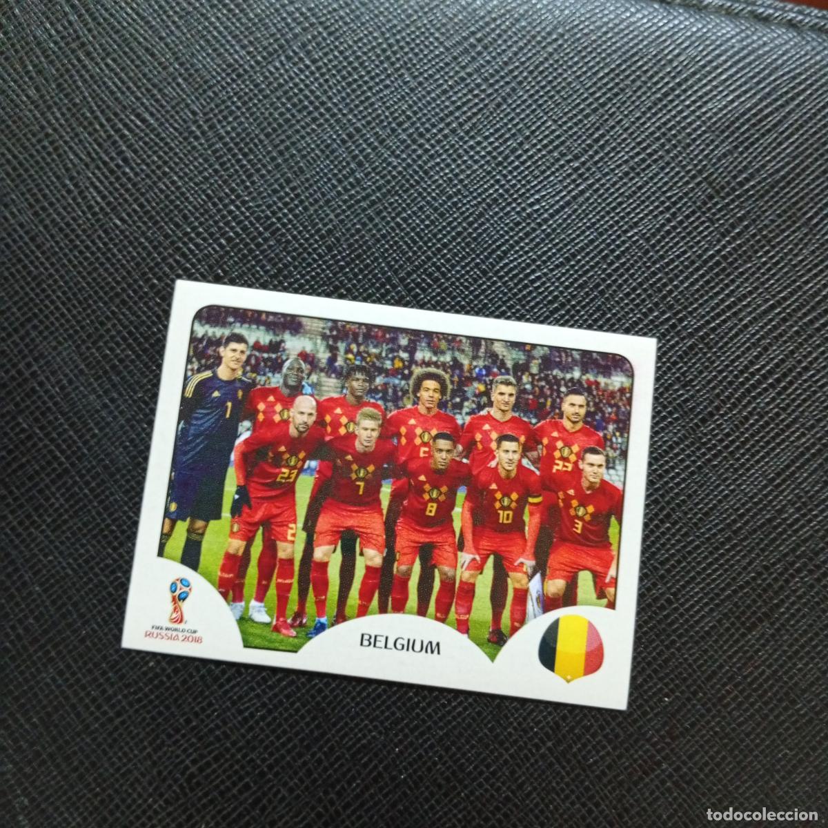 Cromos de f&uacute;tbol: 513 ALINEACION BELGICA PANINI MUNDIAL RUSIA 2018 CROMO FUTBOL 18 - SIN PEGAR - CJ2 ......