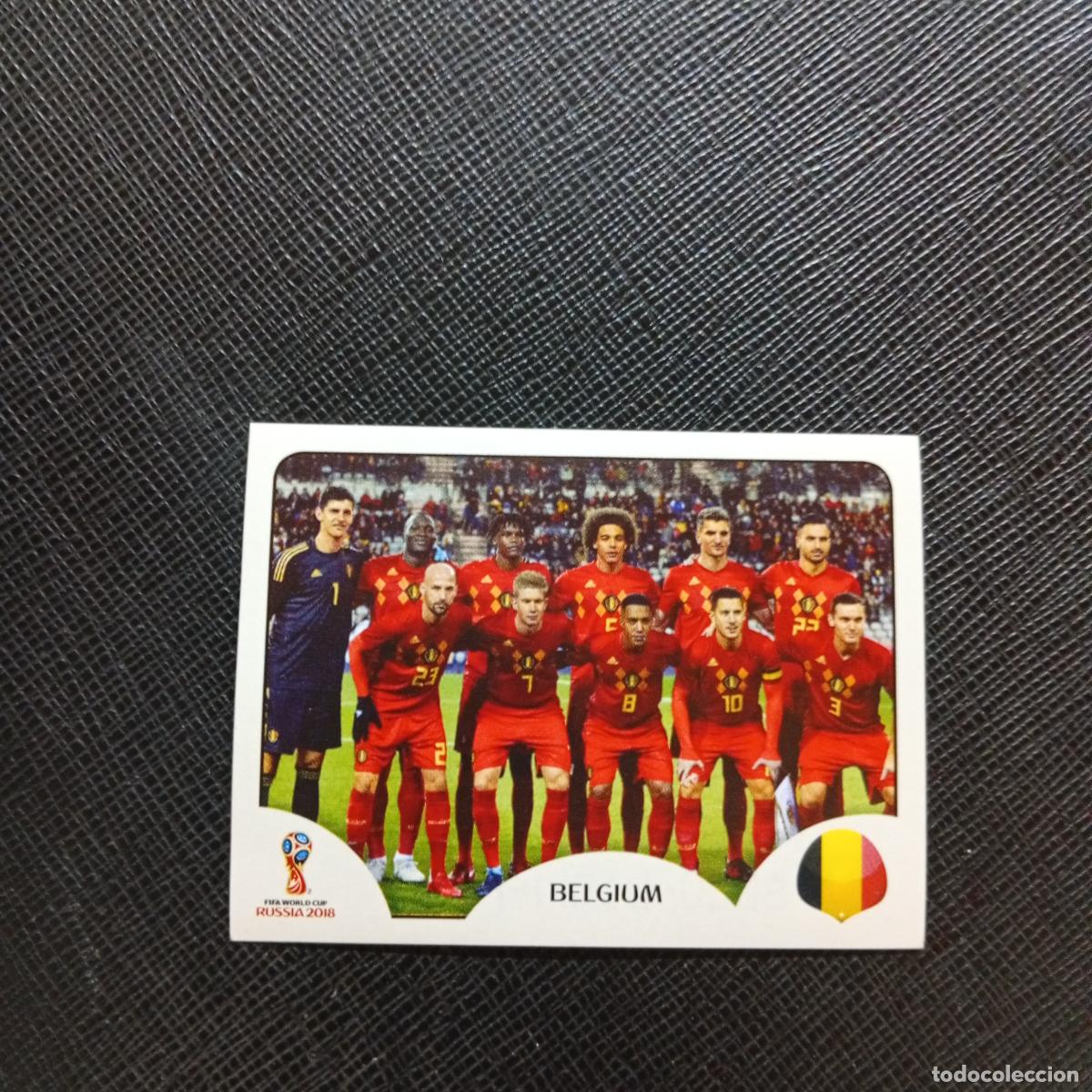 Cromos de f&uacute;tbol: 513 ALINEACION BELGICA PANINI MUNDIAL RUSIA 2018 CROMO FUTBOL 18 - SIN PEGAR - CJ2 ......