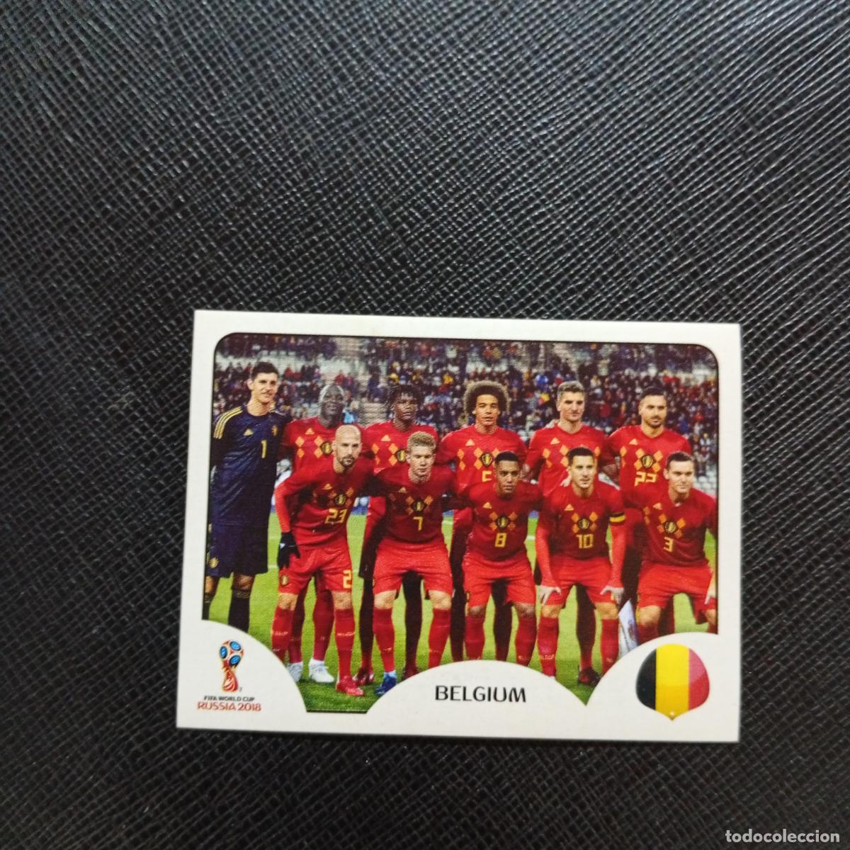 Cromos de f&uacute;tbol: 513 ALINEACION BELGICA PANINI MUNDIAL RUSIA 2018 CROMO FUTBOL 18 - SIN PEGAR - CJ2 .......