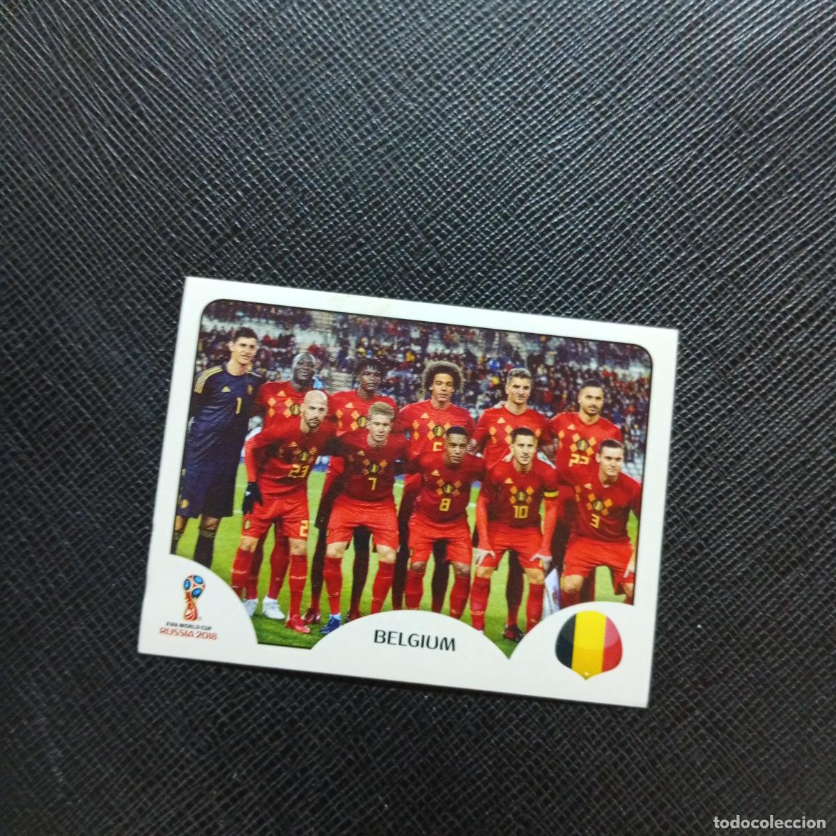 Cromos de f&uacute;tbol: 513 ALINEACION BELGICA PANINI MUNDIAL RUSIA 2018 CROMO FUTBOL 18 - SIN PEGAR - CJ2 .......