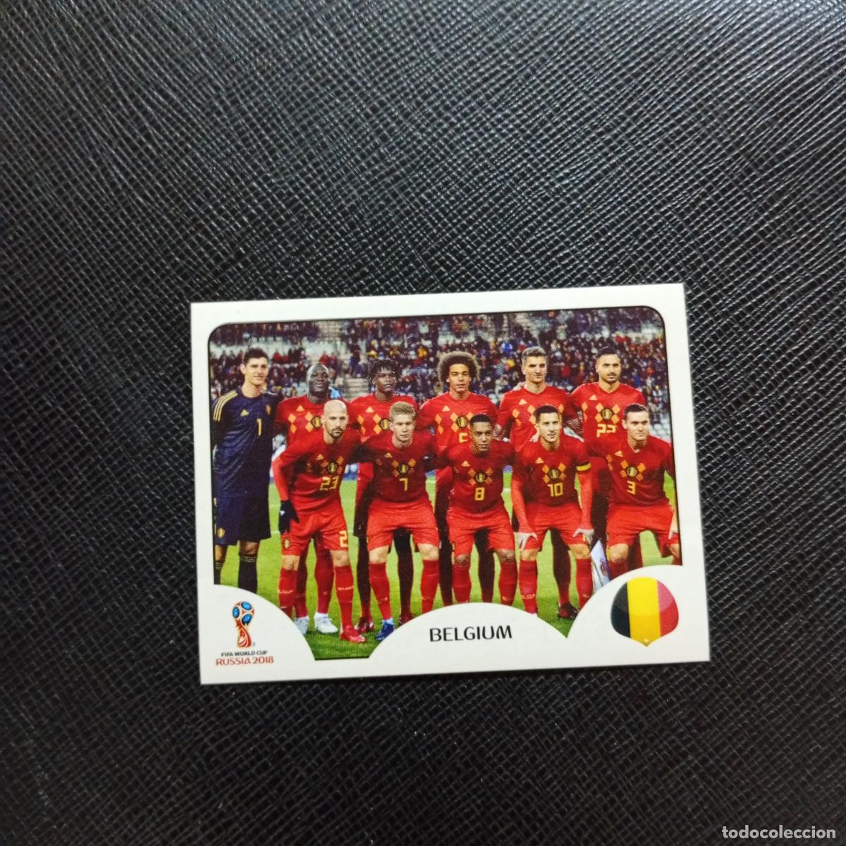 Cromos de f&uacute;tbol: 513 ALINEACION BELGICA PANINI MUNDIAL RUSIA 2018 CROMO FUTBOL 18 - SIN PEGAR - CJ2 ........