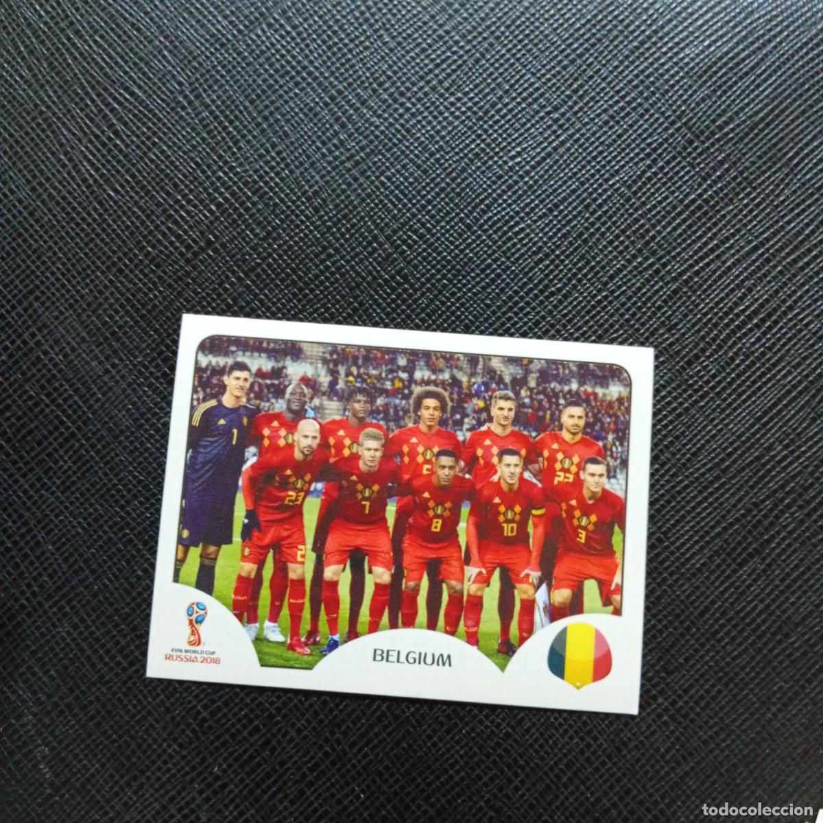 Fu&szlig;ball-Sticker: 513 ALINEACION BELGICA PANINI MUNDIAL RUSIA 2018 CROMO FUTBOL 18 - SIN PEGAR - CJ2 .........