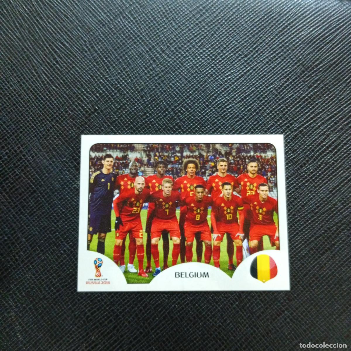 Fu&szlig;ball-Sticker: 513 ALINEACION BELGICA PANINI MUNDIAL RUSIA 2018 CROMO FUTBOL 18 - SIN PEGAR - CJ2 ..........