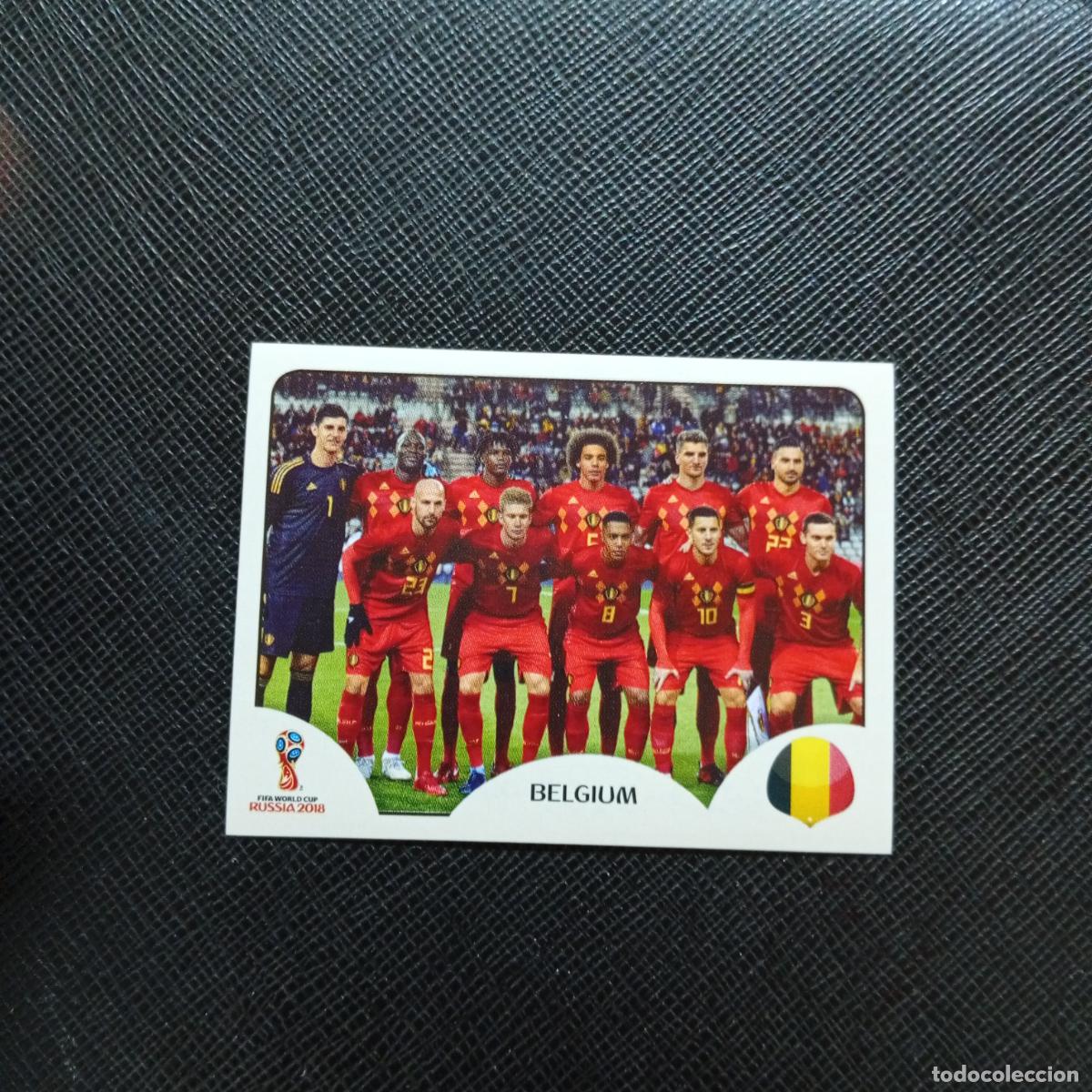 Fu&szlig;ball-Sticker: 513 ALINEACION BELGICA PANINI MUNDIAL RUSIA 2018 CROMO FUTBOL 18 - SIN PEGAR - CJ2 ..........
