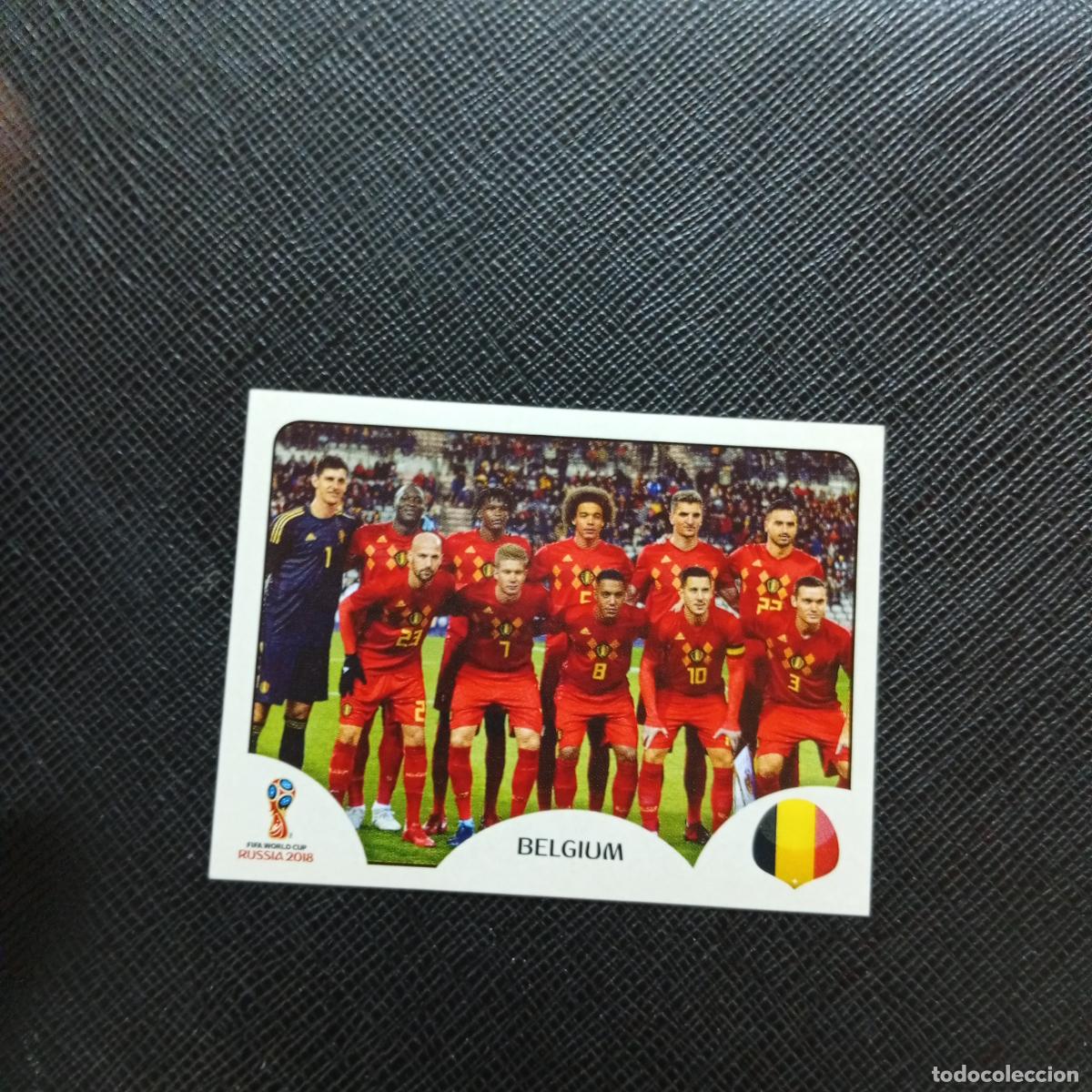 Fu&szlig;ball-Sticker: 513 ALINEACION BELGICA PANINI MUNDIAL RUSIA 2018 CROMO FUTBOL 18 - SIN PEGAR - CJ2 ..........
