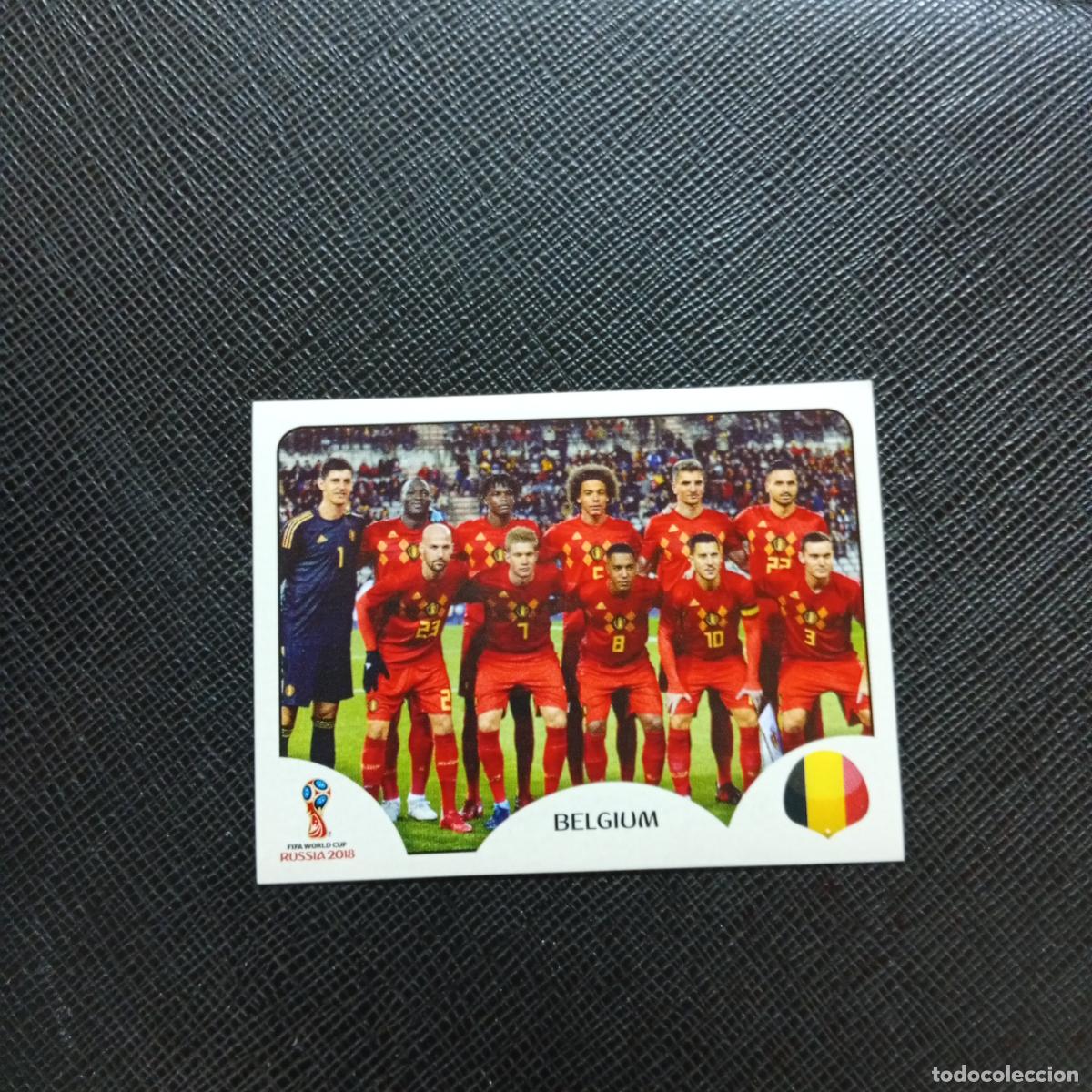 Fu&szlig;ball-Sticker: 513 ALINEACION BELGICA PANINI MUNDIAL RUSIA 2018 CROMO FUTBOL 18 - SIN PEGAR - CJ2 ...........