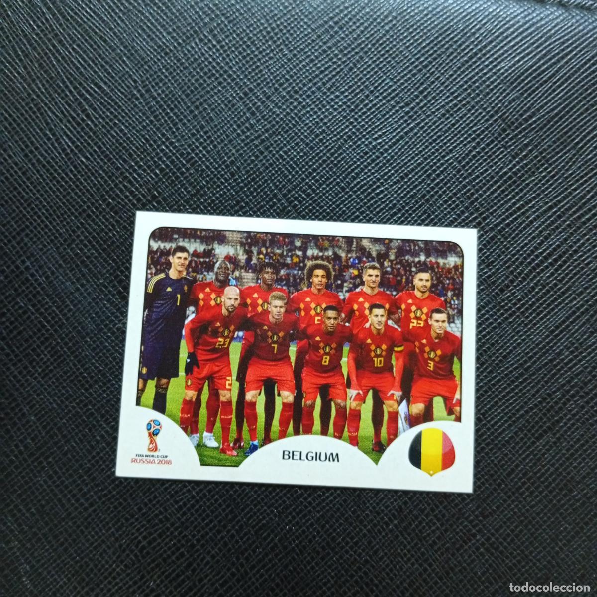Fu&szlig;ball-Sticker: 513 ALINEACION BELGICA PANINI MUNDIAL RUSIA 2018 CROMO FUTBOL 18 - SIN PEGAR - CJ2 .............