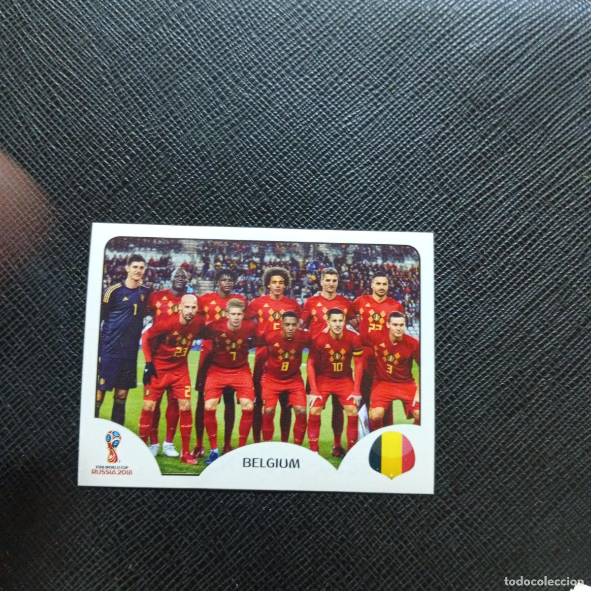 Fu&szlig;ball-Sticker: 513 ALINEACION BELGICA PANINI MUNDIAL RUSIA 2018 CROMO FUTBOL 18 - SIN PEGAR - CJ2 ..............