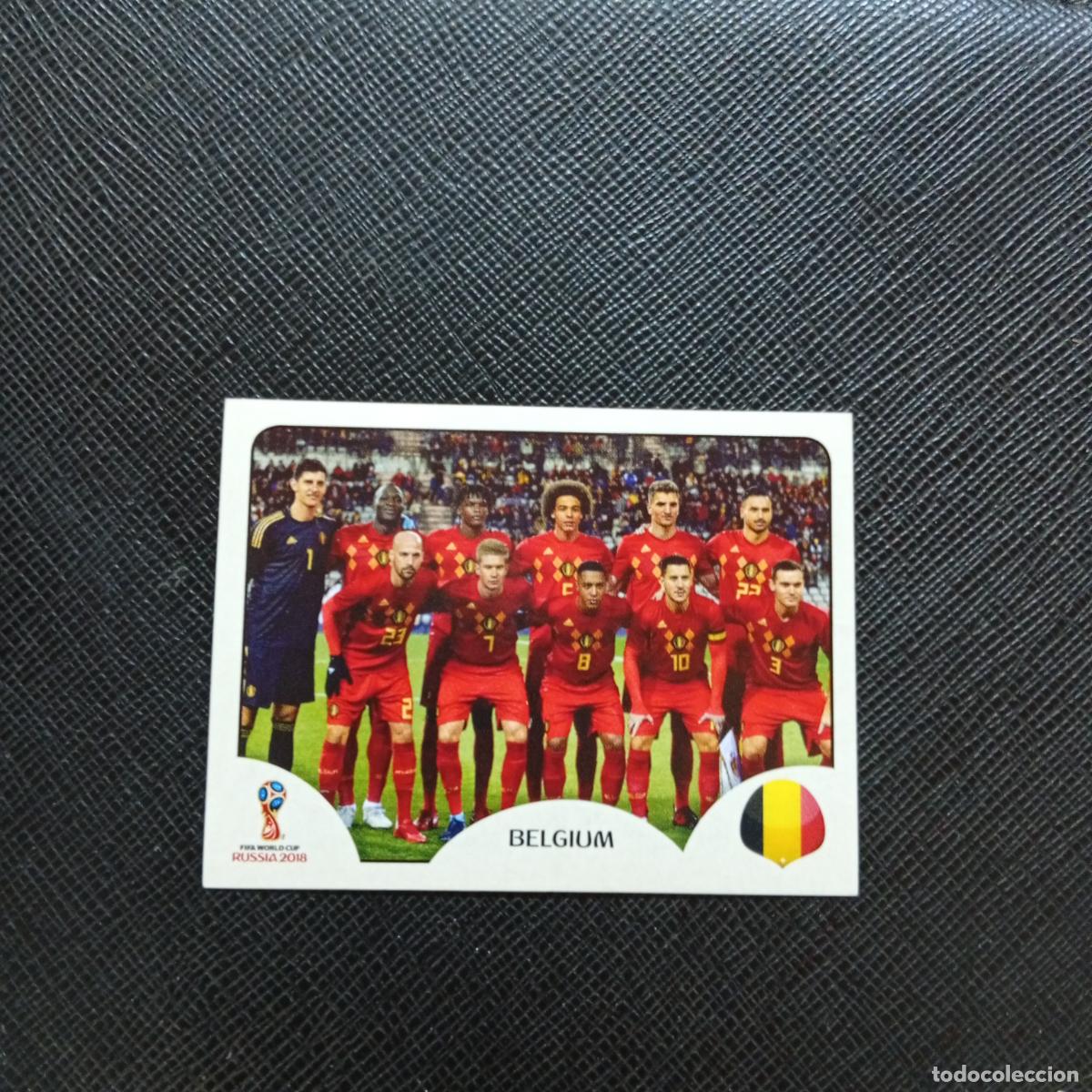 Fu&szlig;ball-Sticker: 513 ALINEACION BELGICA PANINI MUNDIAL RUSIA 2018 CROMO FUTBOL 18 - SIN PEGAR - CJ2 ..............