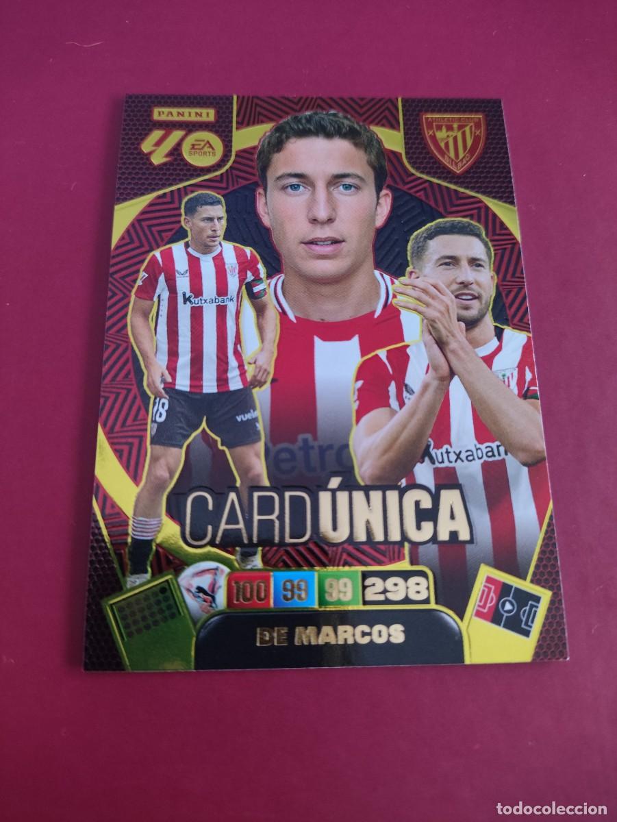 Fu&szlig;ball-Sticker: DE MARCOS ATHLETIC DE BILBAO CARD &Uacute;NICA TOTAL KINGS EDICI&Oacute;N UNICA ADRENALYN 2025-26 DREAM BOX