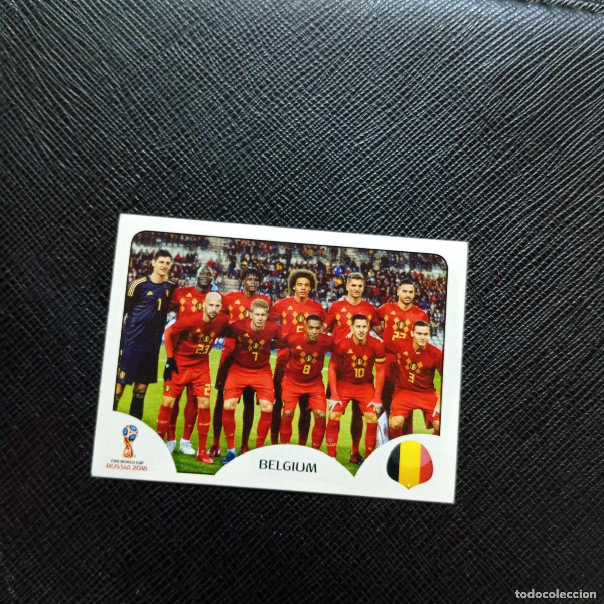 Fu&szlig;ball-Sticker: 513 ALINEACION BELGICA PANINI MUNDIAL RUSIA 2018 CROMO FUTBOL 18 - SIN PEGAR - CJ2 ................