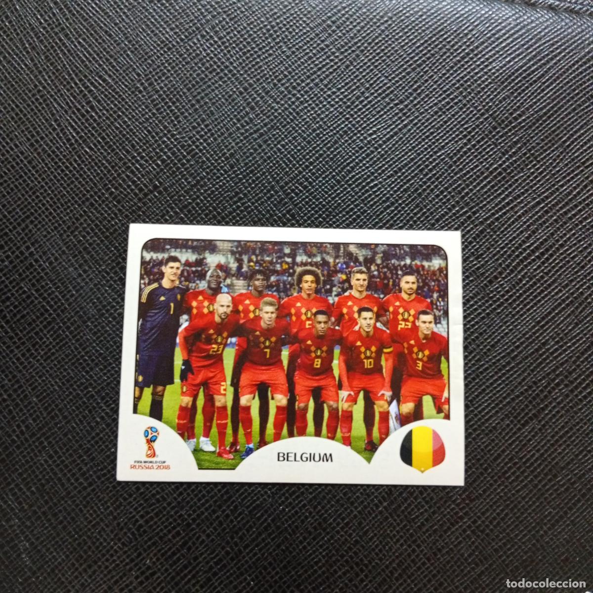 Fu&szlig;ball-Sticker: 513 ALINEACION BELGICA PANINI MUNDIAL RUSIA 2018 CROMO FUTBOL 18 - SIN PEGAR - CJ2 .................
