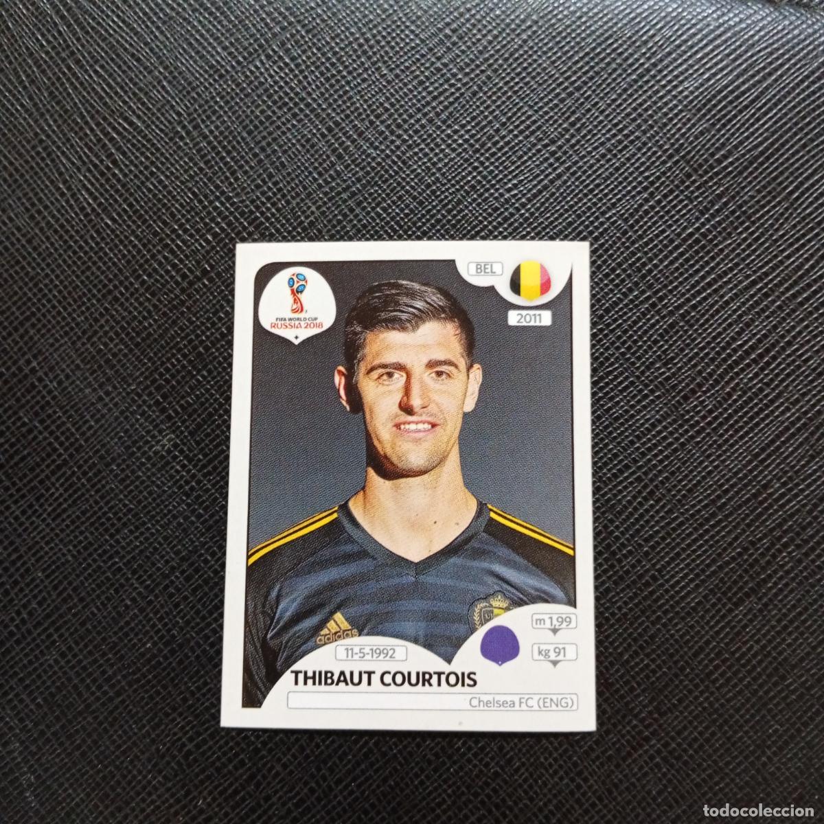 Fu&szlig;ball-Sticker: 514 THIBAUT COURTOIS BELGICA PANINI MUNDIAL RUSIA 2018 CROMO FUTBOL 18 - SIN PEGAR - CJ2