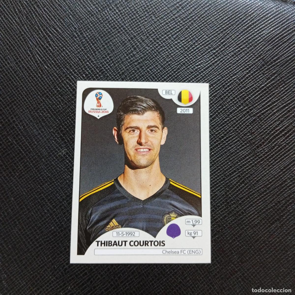 Fu&szlig;ball-Sticker: 514 THIBAUT COURTOIS BELGICA PANINI MUNDIAL RUSIA 2018 CROMO FUTBOL 18 - SIN PEGAR - CJ2 .