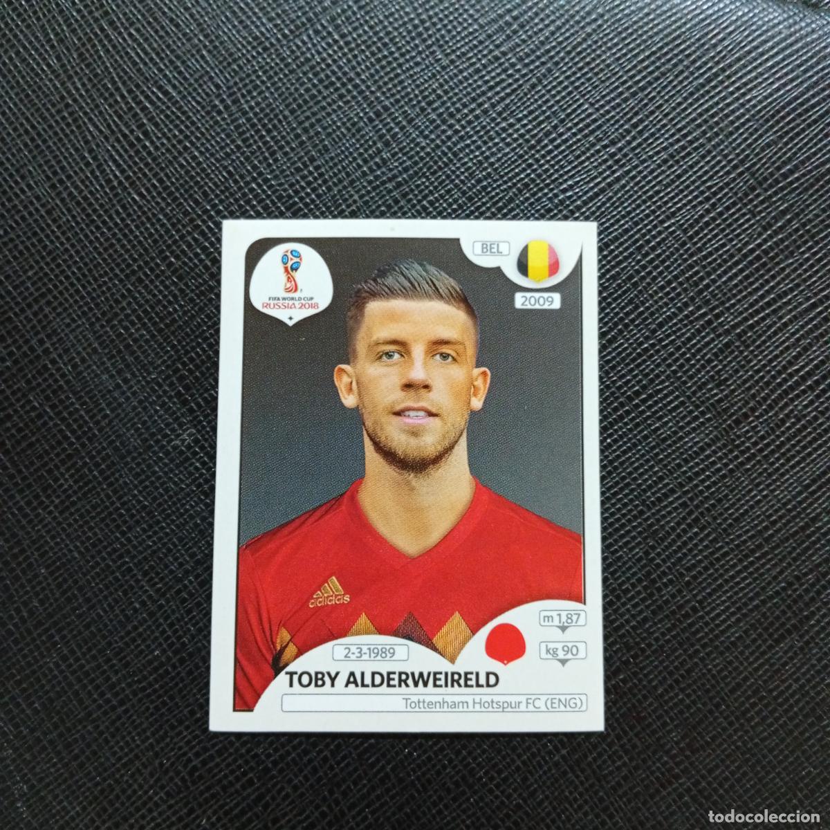 Fu&szlig;ball-Sticker: 515 TOBY ALDERWEIRELD BELGICA PANINI MUNDIAL RUSIA 2018 CROMO FUTBOL 18 - SIN PEGAR - CJ2