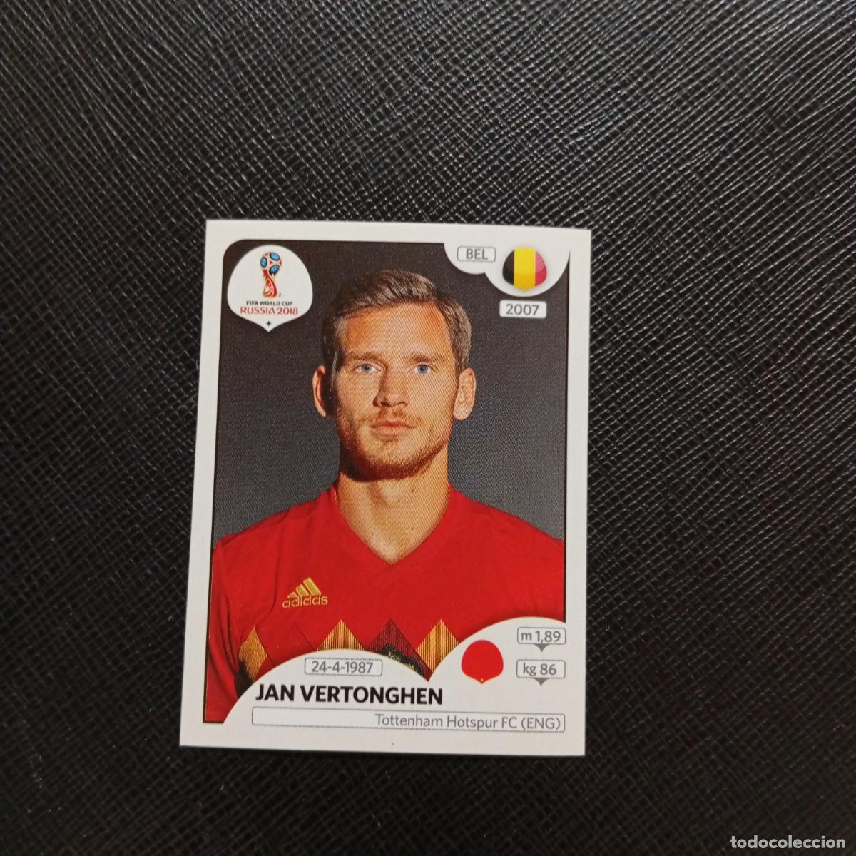 Cromos de f&uacute;tbol: 517 JAN VERTONGHEN BELGICA PANINI MUNDIAL RUSIA 2018 CROMO FUTBOL 18 - SIN PEGAR - CJ2 .