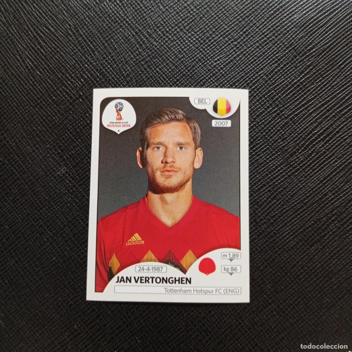 Cromos de f&uacute;tbol: 517 JAN VERTONGHEN BELGICA PANINI MUNDIAL RUSIA 2018 CROMO FUTBOL 18 - SIN PEGAR - CJ2 .