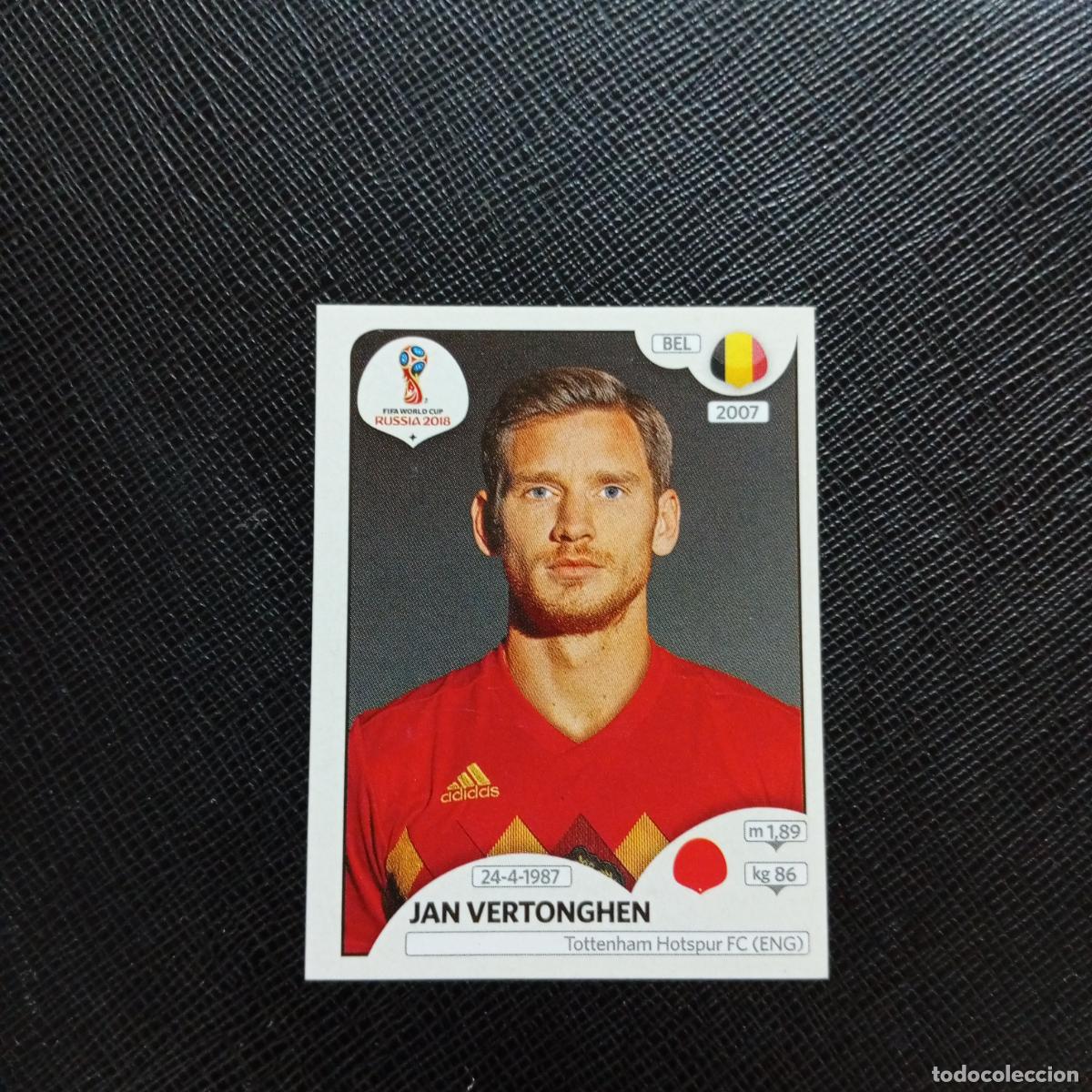 Cromos de f&uacute;tbol: 517 JAN VERTONGHEN BELGICA PANINI MUNDIAL RUSIA 2018 CROMO FUTBOL 18 - SIN PEGAR - CJ2 ..
