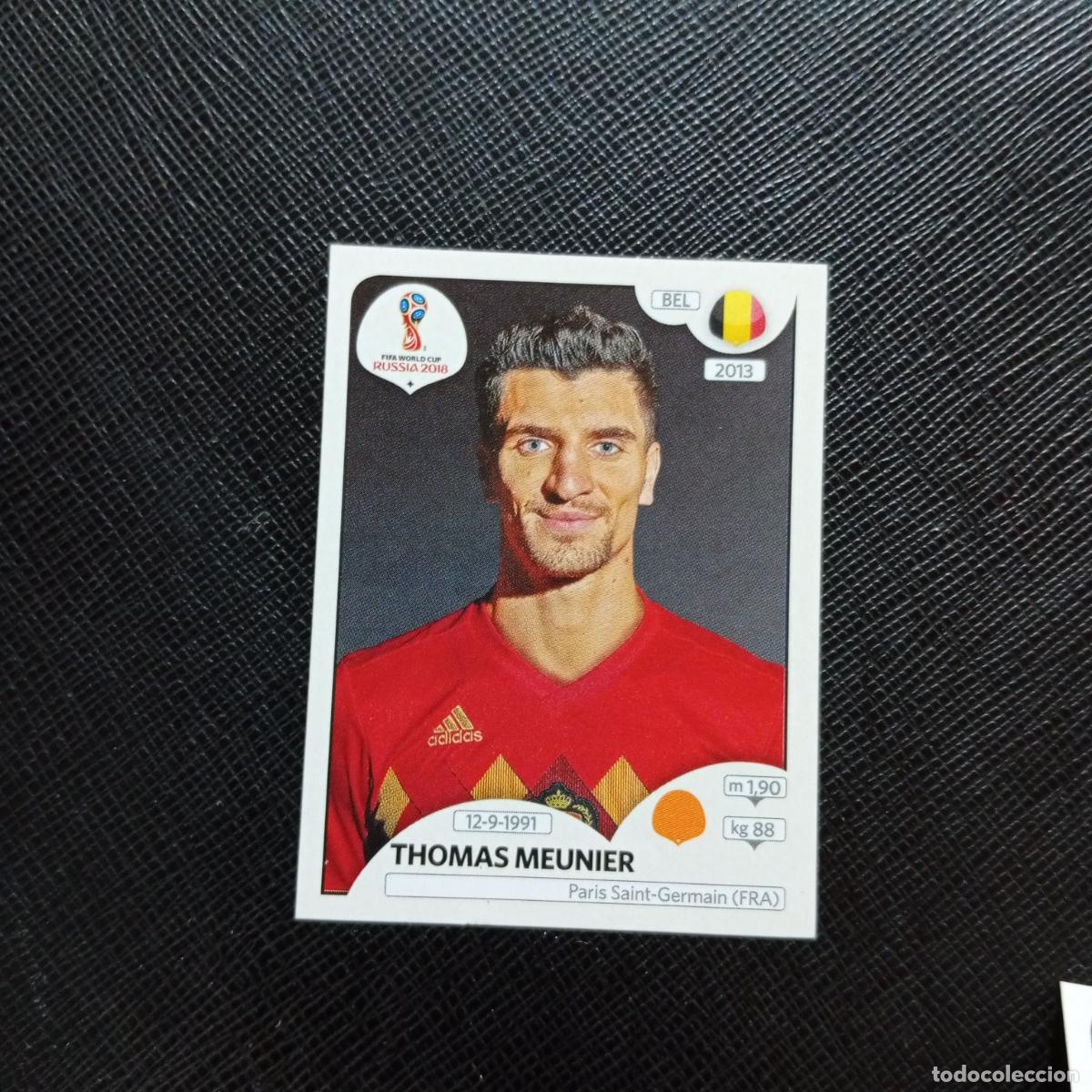 Cromos de f&uacute;tbol: 519 THOMAS MEUNIER BELGICA PANINI MUNDIAL RUSIA 2018 CROMO FUTBOL 18 - SIN PEGAR - CJ2