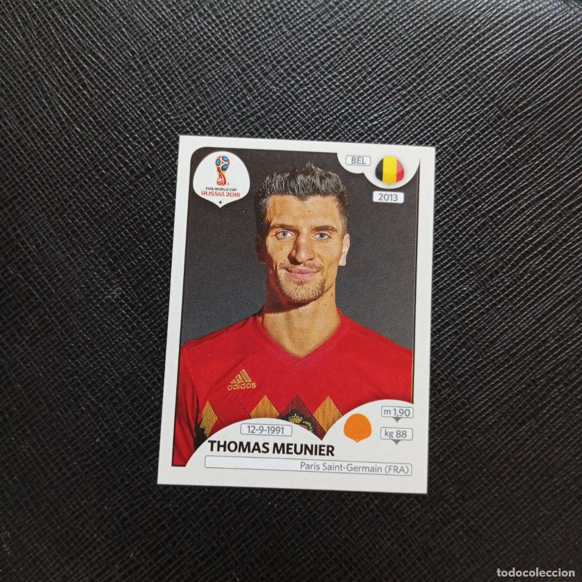 Cromos de f&uacute;tbol: 519 THOMAS MEUNIER BELGICA PANINI MUNDIAL RUSIA 2018 CROMO FUTBOL 18 - SIN PEGAR - CJ2