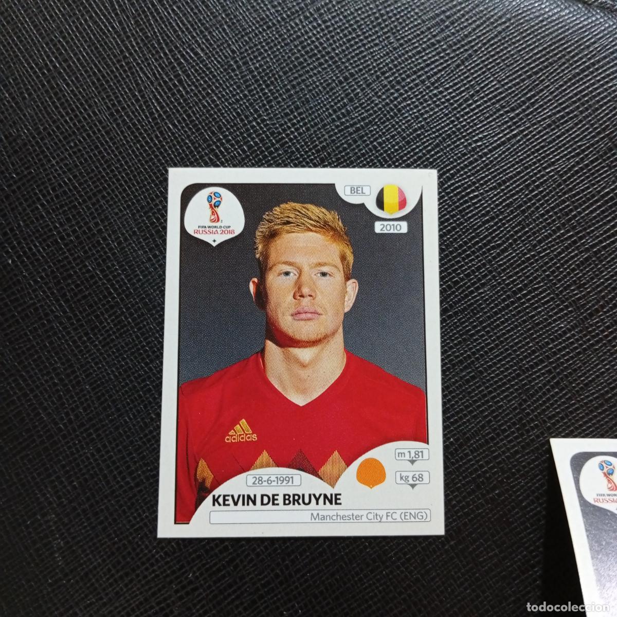 Fu&szlig;ball-Sticker: 522 DE BRUYNE BELGICA PANINI MUNDIAL RUSIA 2018 CROMO FUTBOL 18 - SIN PEGAR - CJ2