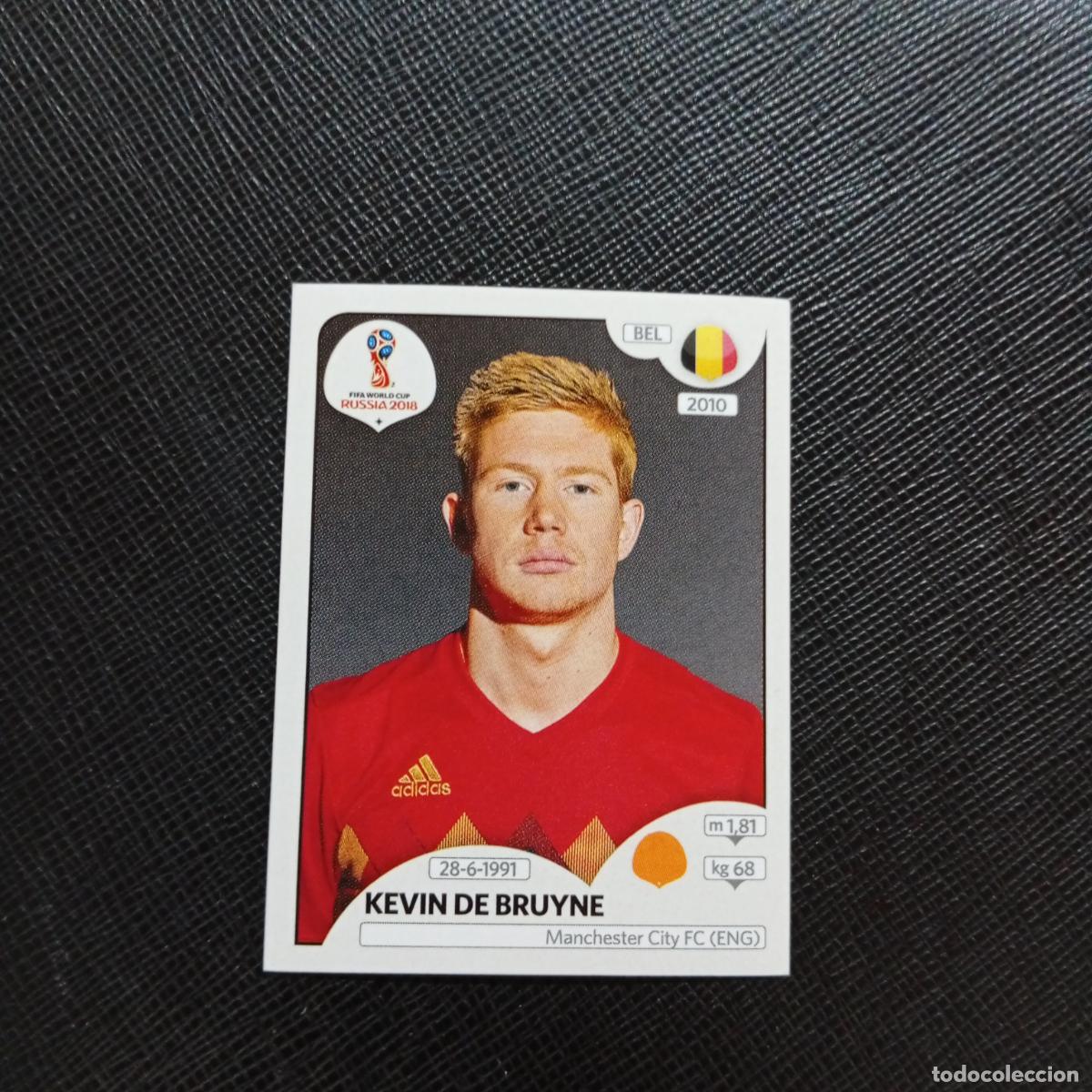 Fu&szlig;ball-Sticker: 522 DE BRUYNE BELGICA PANINI MUNDIAL RUSIA 2018 CROMO FUTBOL 18 - SIN PEGAR - CJ2 .