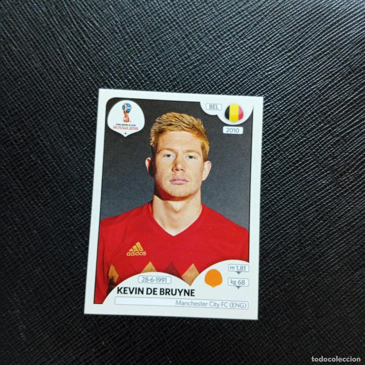 Fu&szlig;ball-Sticker: 522 DE BRUYNE BELGICA PANINI MUNDIAL RUSIA 2018 CROMO FUTBOL 18 - SIN PEGAR - CJ2 .