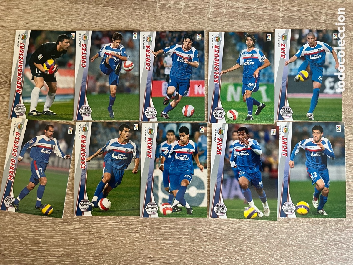 Cromos de f&uacute;tbol: GETAFE MEGACRACKS MGK 2008 2009 08 09 LOTE B&Aacute;SICO