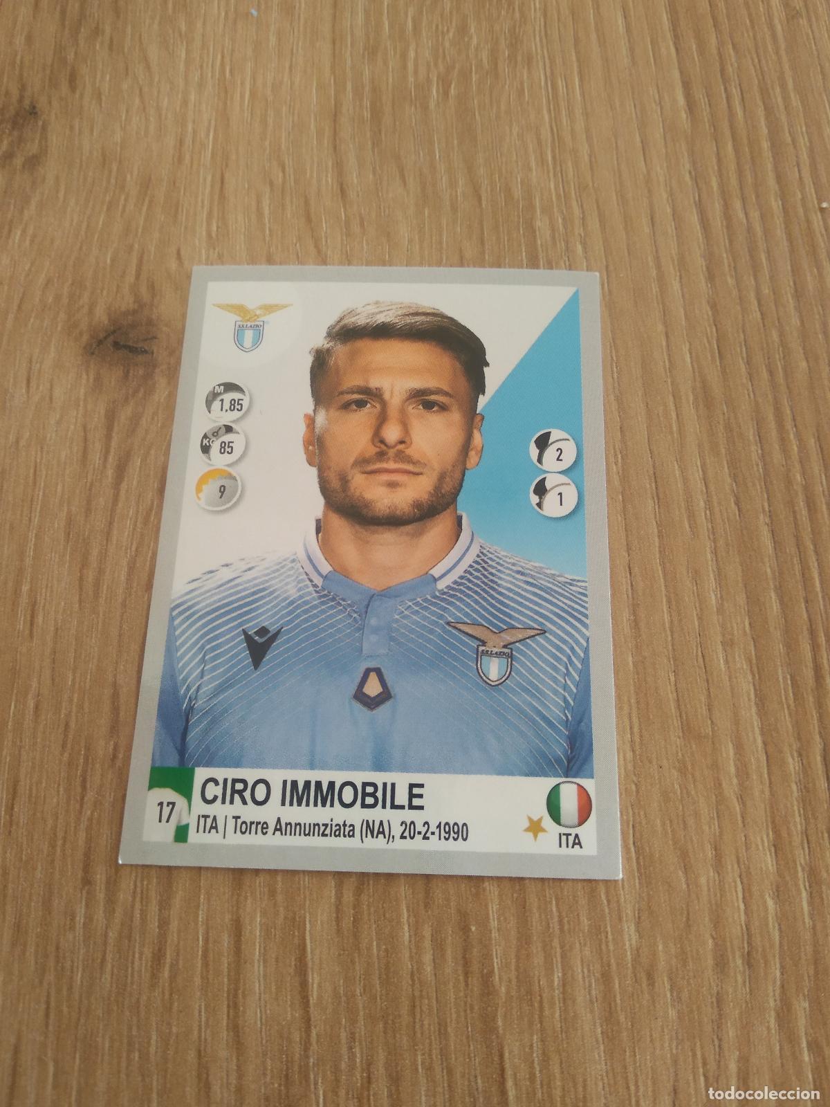 Cromos de f&uacute;tbol: 317 CIRO IMMOBILE LAZIO CROMO FUTBOL PANINI LIGA ITALIA 20-21 CALCIATORI 2020-2021