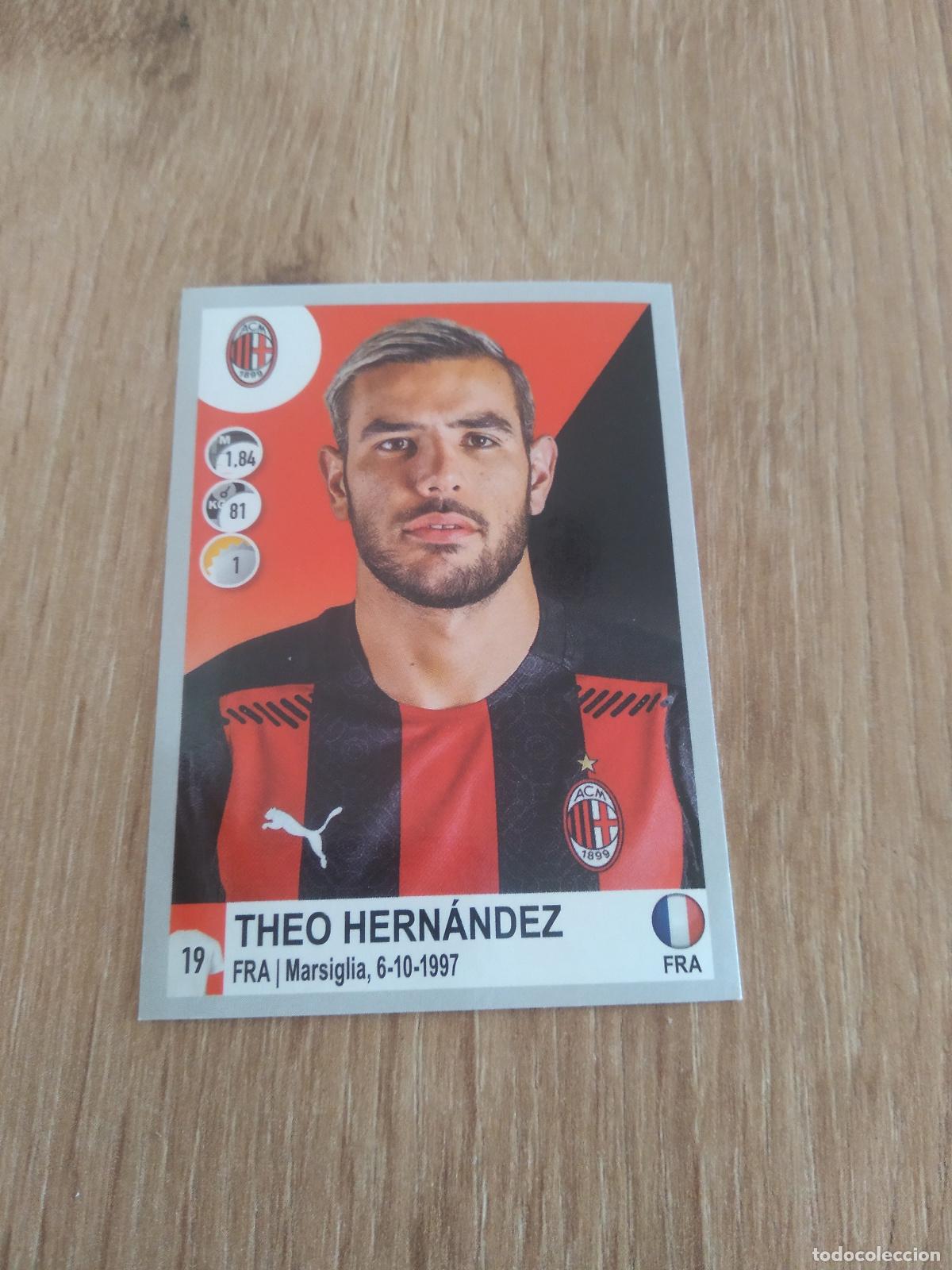 Cromos de f&uacute;tbol: 329 THEO HERNANDEZ AC MILAN CROMO FUTBOL PANINI LIGA ITALIA 20-21 CALCIATORI 2020-2021