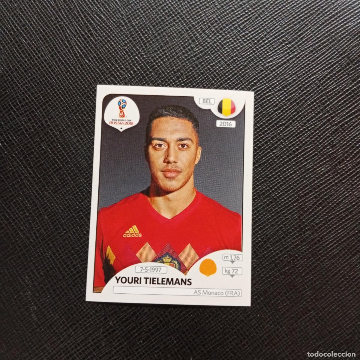 Cromos de f&uacute;tbol: 524 YORI TIELEMANS BELGICA PANINI MUNDIAL RUSIA 2018 CROMO FUTBOL 18 - SIN PEGAR - CJ2