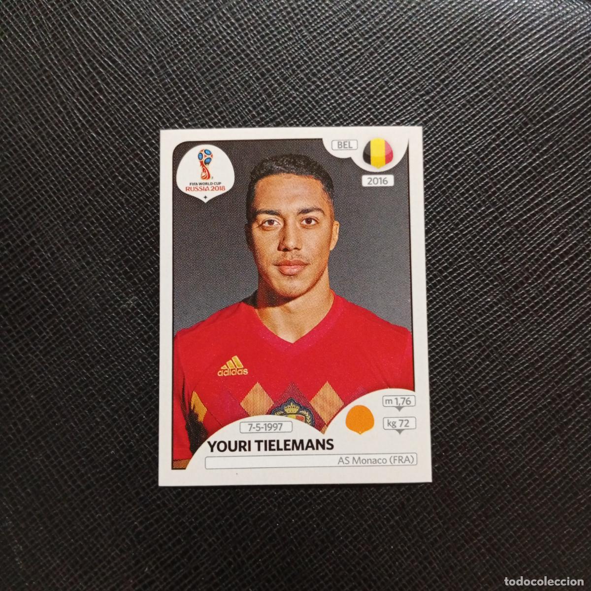 Cromos de f&uacute;tbol: 524 YORI TIELEMANS BELGICA PANINI MUNDIAL RUSIA 2018 CROMO FUTBOL 18 - SIN PEGAR - CJ2