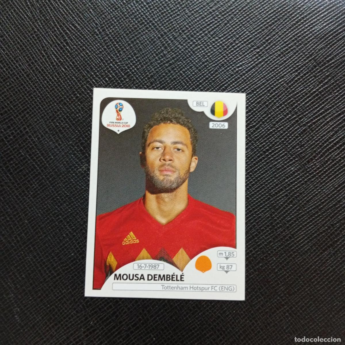 Cromos de f&uacute;tbol: 525 DEMBELE BELGICA PANINI MUNDIAL RUSIA 2018 CROMO FUTBOL 18 - SIN PEGAR - CJ2
