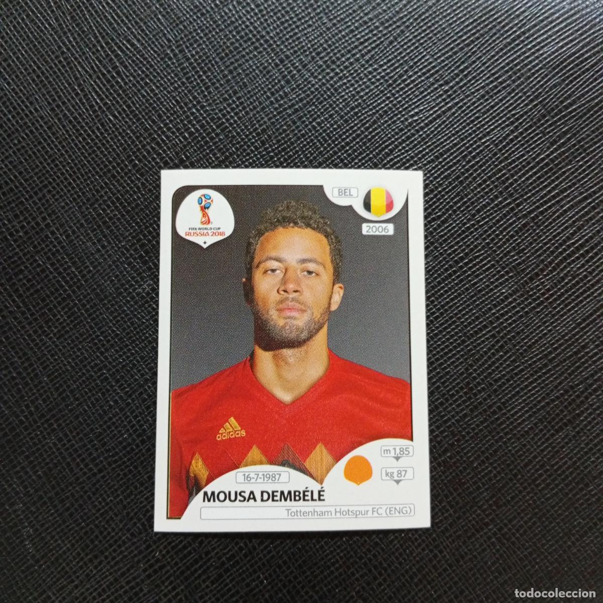 Cromos de f&uacute;tbol: 525 DEMBELE BELGICA PANINI MUNDIAL RUSIA 2018 CROMO FUTBOL 18 - SIN PEGAR - CJ2