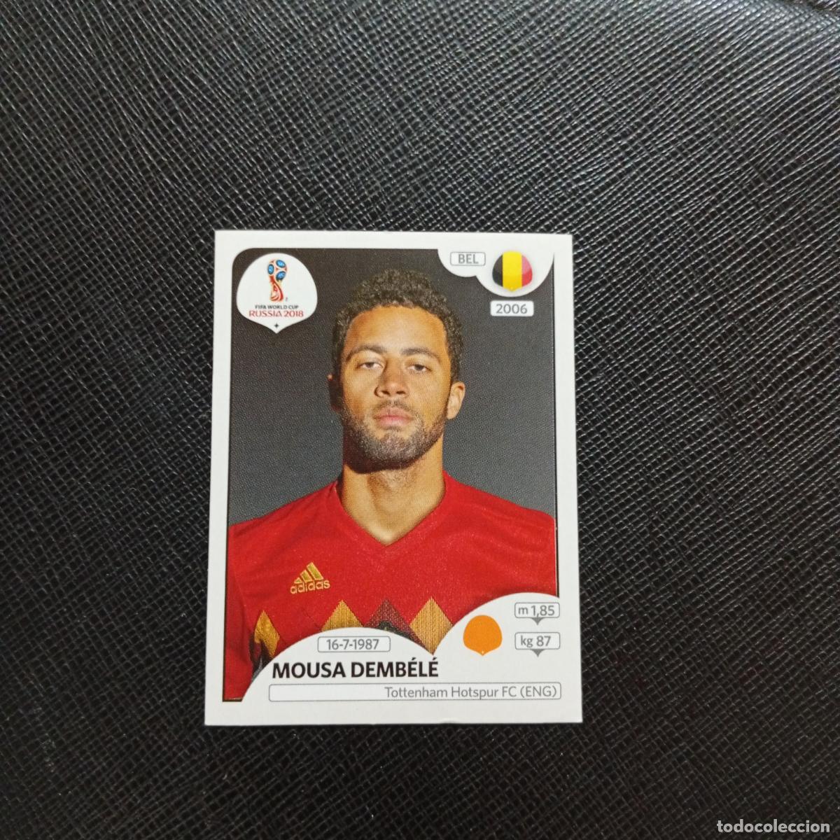 Cromos de f&uacute;tbol: 525 DEMBELE BELGICA PANINI MUNDIAL RUSIA 2018 CROMO FUTBOL 18 - SIN PEGAR - CJ2 .