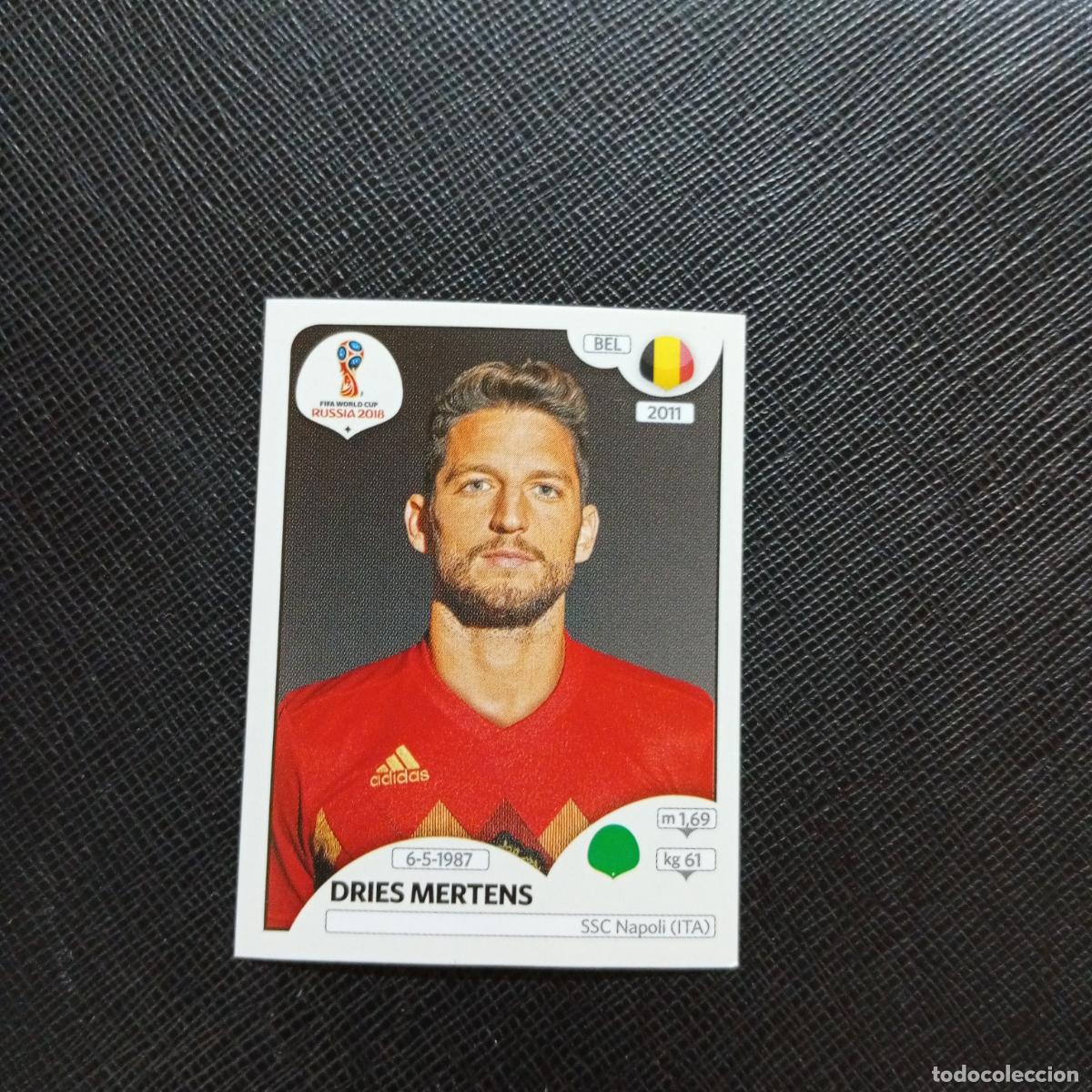 Cartes &agrave; collectionner de Football: 529 DRIES MERTENS BELGICA PANINI MUNDIAL RUSIA 2018 CROMO FUTBOL 18 - SIN PEGAR - CJ2