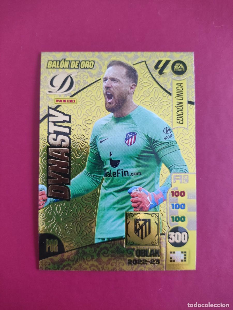 Figurine di Calcio: OBLAK ATL&Eacute;TICO DE MADRID DYNASTY EDICI&Oacute;N UNICA BALON DE ORO ADRENALYN 2024-25 DREAM BOX