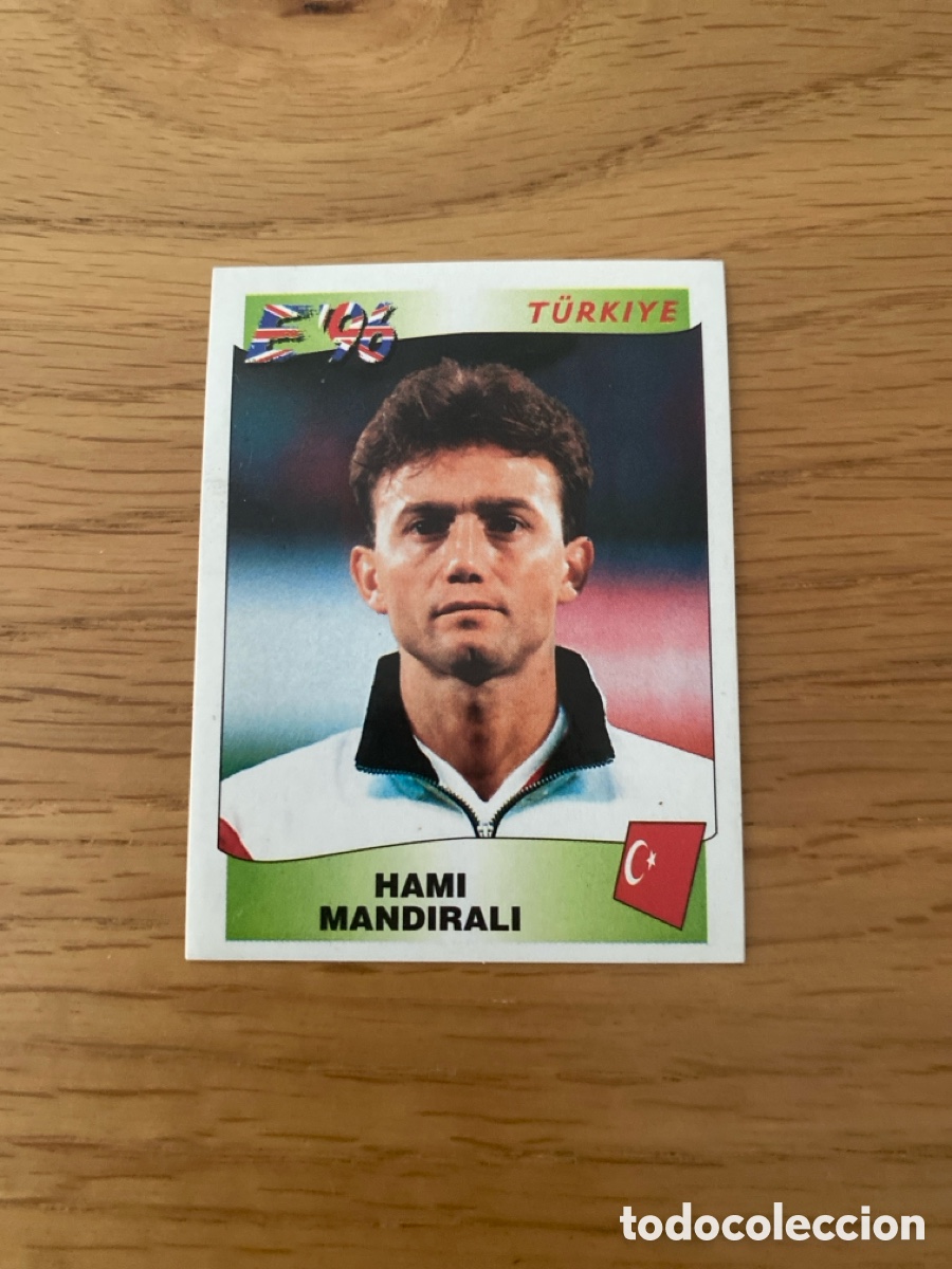 Fu&szlig;ball-Sticker: Cromo panini euro 96 Inglaterra n&uacute;mero 333 Mandirali - Sticker album Eurocup England europa