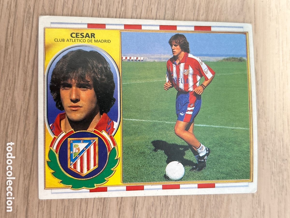 Fu&szlig;ball-Sticker: CROMO SIN PEGAR C&Eacute;SAR FICHAJE N&ordm; 28 CLUB ATL&Eacute;TICO DE MADRID LIGA 96-97 1996-97 EDICIONES ESTE
