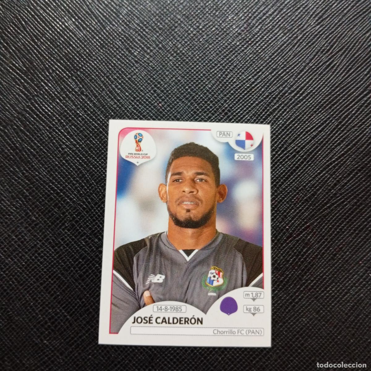 Fu&szlig;ball-Sticker: 535 JOSE CALDERON PANANA PANINI MUNDIAL RUSIA 2018 CROMO FUTBOL 18 - SIN PEGAR - CJ2