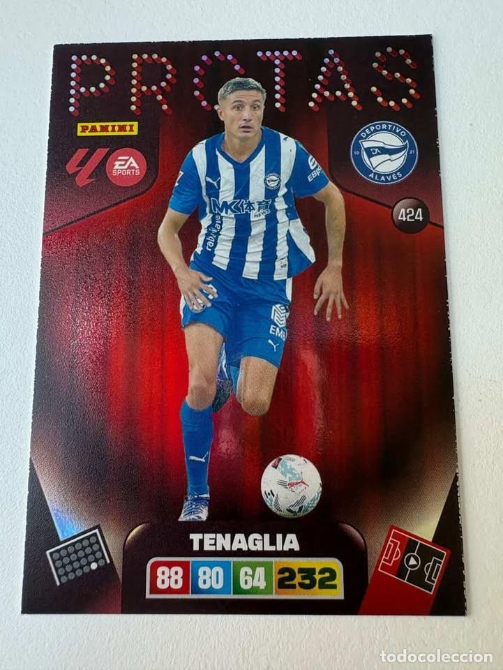 Cartes &agrave; collectionner de Football: Carta Tenaglia Protas Alav&eacute;s 424 Adrenalyn 2025-26