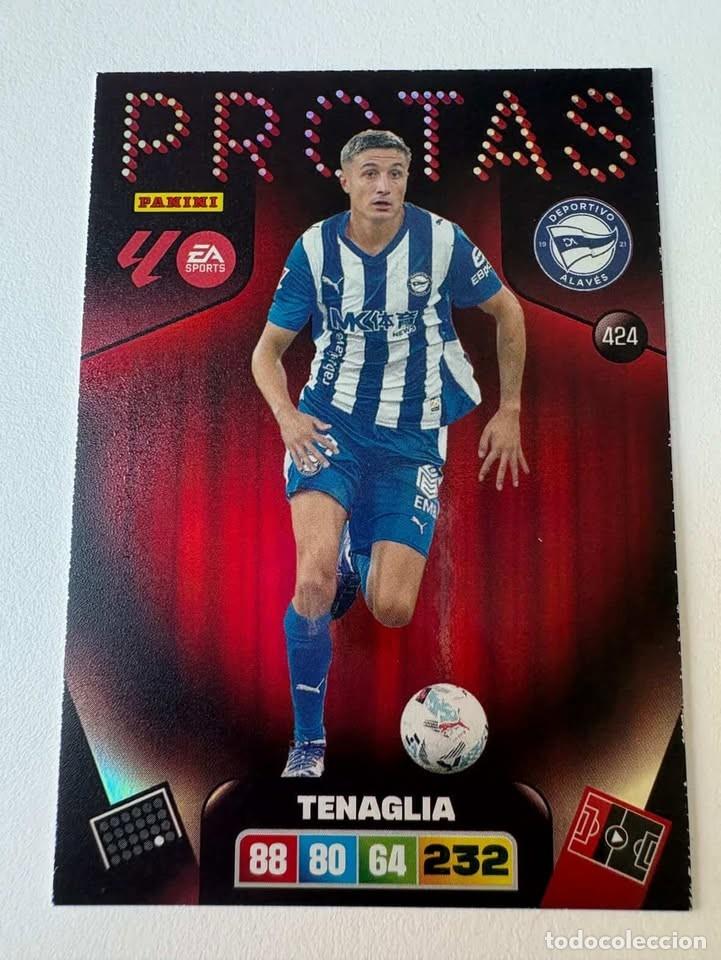 Cartes &agrave; collectionner de Football: Carta Tenaglia Protas Alav&eacute;s 424 Adrenalyn 2025-26