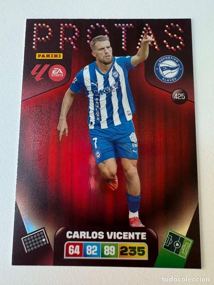Cartes &agrave; collectionner de Football: Carta Carlos Vicente Protas Alav&eacute;s 425 Adrenalyn 2025-26