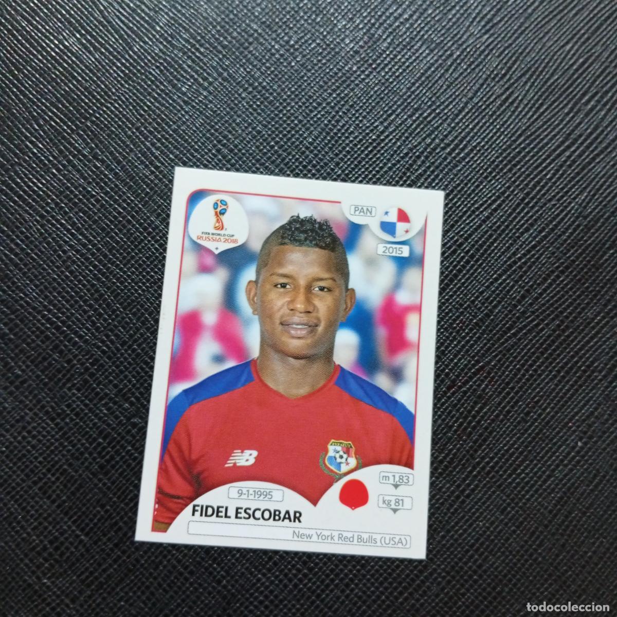 Cromos de Futebol: 537 FIDEL ESCOBAR PANANA PANINI MUNDIAL RUSIA 2018 CROMO FUTBOL 18 - SIN PEGAR - CJ2 .