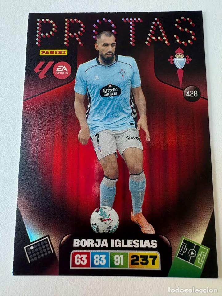 Cromos de Futebol: Carta Borja iglesis Protas Celta de Vigo 428 Adrenalyn 2025-26