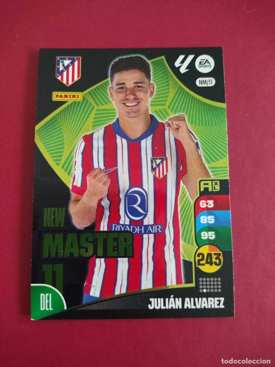 Cromos de Futebol: NM11 JULI&Aacute;N &Aacute;LVAREZ ATL&Eacute;TICO DE MADRID NEW M&Aacute;STER ADRENALYN 2024-25