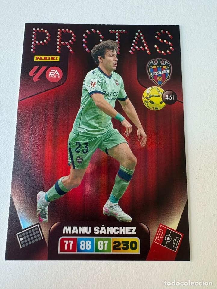 Cromos de Futebol: Carta Manu S&aacute;nchez Protas Levante 431 Adrenalyn 2025-26