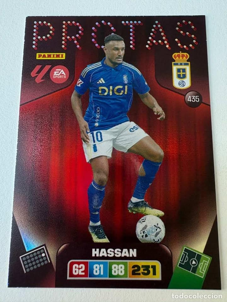 Figurine di Calcio: Carta Hassan Protas Girona 435 Adrenalyn 2025-26