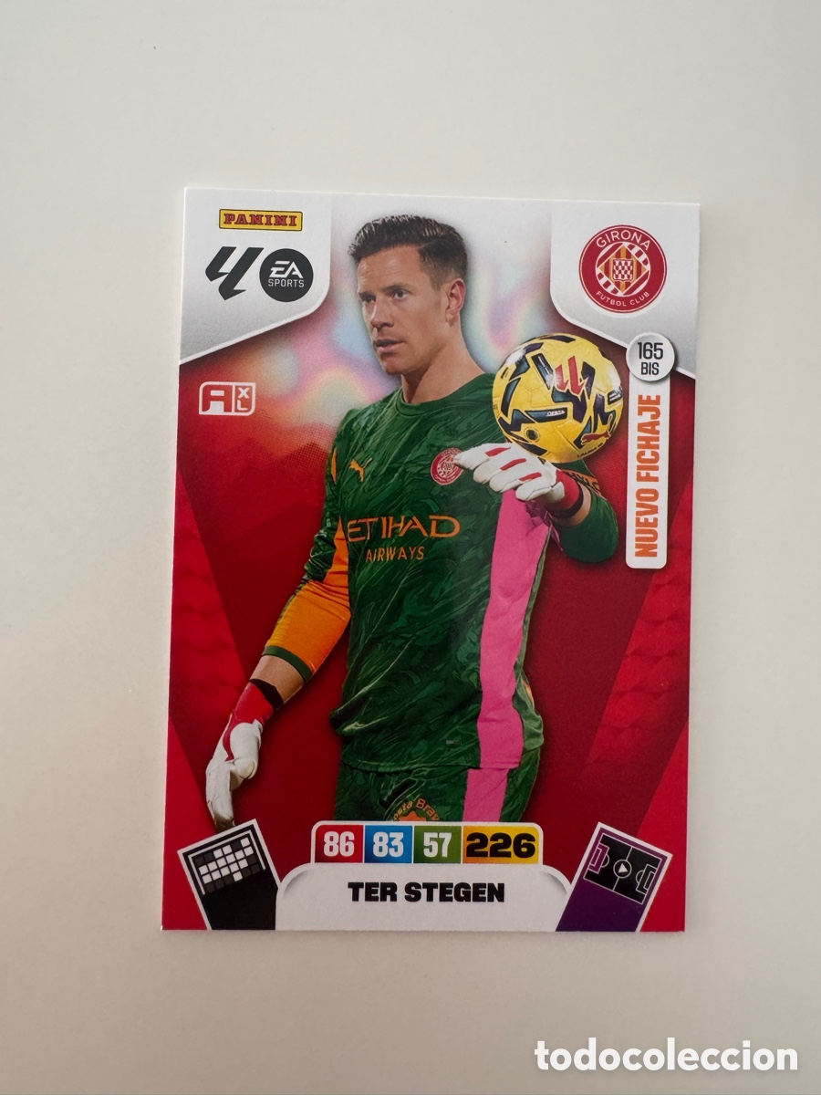 Figurine di Calcio: PANINI ADRENALYN XL LIGA 2025-2026 25-26 &ndash; Marc-Andr&eacute; ter Stegen Girona FC N&ordm; 165 BIS