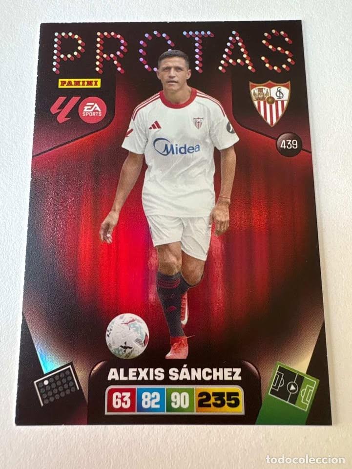 Figurine di Calcio: Carta Alexis S&aacute;nchez Protas Sevilla 439 Adrenalyn 2025-26